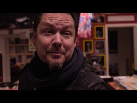 Tony och Kenta i skivbutiken